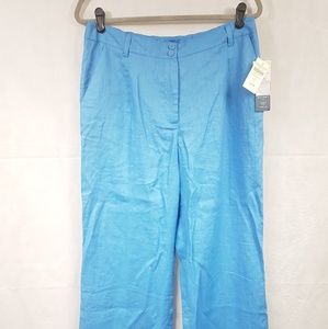 Coldwater Creek Willow Linen Cuff Pants